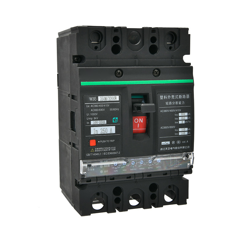 TGM3E-250M Electronic adjustable Molded case circuit breaker MCCB